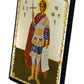 Saint Phanourios icon, Handmade Greek Orthodox icon St Fanourios, Byzantine art wall hanging wood plaque icon, religious decor 22x16cm TheHolyArt