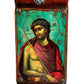 Jesus Christ icon Bridegroom, Handmade Greek Orthodox icon of Nymphios, Byzantine art wall hanging canvas wood plaque 39x26cm, wedding gift TheHolyArt