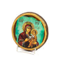 Virgin Mary icon Panagia, Handmade Greek Orthodox Icon of Mother of God, Theotokos Byzantine art wall hanging wood plaque, religious decor TheHolyArt