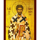 Saint Eleftherios icon, Handmade Greek Orthodox icon of St Eleftherius, Byzantine art wall hanging icon wood plaque, religious decor TheHolyArt