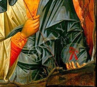 Archangel Michael icon, Greek handmade Orthodox icon of St Michael, Byzantine art wall hanging on wood plaque 38x25cm, religious home decor - TheHolyArt