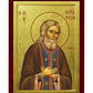 Saint Seraphim icon, Handmade Greek Orthodox icon St Seraphim of Sarov, Byzantine art wall hanging on wood plaque icon, religious decor TheHolyArt