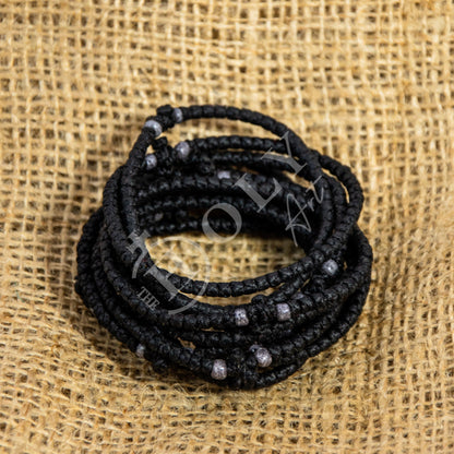 Handmade Prayer Rope, Komboskini bracelet 52 knot, Greek Orthodox Chotki Brojanica Mount Athos - TheHolyArt