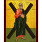 Saint Andrew icon the Apostle, Handmade Greek Orthodox icon of St Andrew, Byzantine wood plaque TheHolyArt