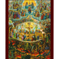 The Last Judgement icon, Handmade Greek Orthodox icon of Return of Jesus Christ, Doomsday Byzantine art wall hanging on wood plaque, gift - TheHolyArt