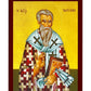 Saint Antipas icon, Handmade Greek Orthodox icon St Antipas of Pergamum, Byzantine art wall hanging on wood plaque icon, religious decor TheHolyArt