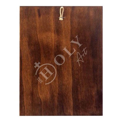 Saint David icon, Handmade Greek Orthodox Catholic icon of St David of Wales, Byzantine art wall hanging icon wood plaque, religious decor - TheHolyArt