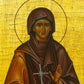 Saint Antigone icon, Handmade Greek Christian Orthodox Icon of St Antigone, Byzantine art wall hanging wood plaque, religious decor TheHolyArt