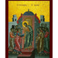 The Palpation of Thomas icon, Handmade Greek Orthodox icon of Jesus Christ and Apostle Thomas Byzantine art wall hanging wood plaque TheHolyArt