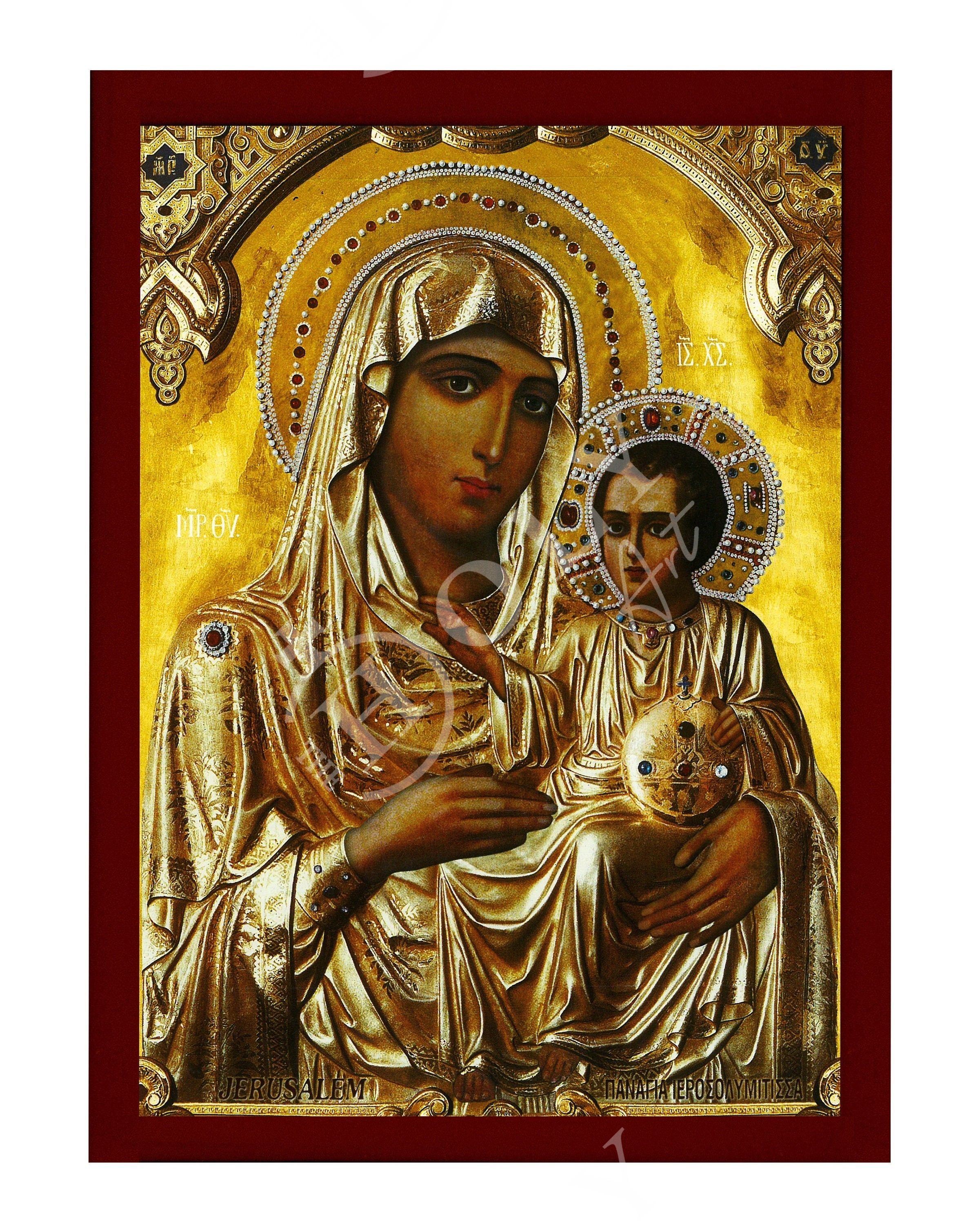 Lamentation Christ Sinai 2024 Epitaphios Icon Russian Orthodox Wooden Theotokos Mary