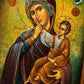 Virgin Mary icon Panagia Paramythia, Handmade Greek Christian Orthodox Icon, Mother of God Byzantine art wall hanging, Theotokos wood plaque TheHolyArt