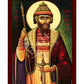 Saint Vladimir icon, Handmade Greek Orthodox icon of St Vladimir of Kiev, Byzantine art wall hanging icon wood plaque, religious decor TheHolyArt