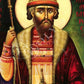 Saint Vladimir icon, Handmade Greek Orthodox icon of St Vladimir of Kiev, Byzantine art wall hanging icon wood plaque, religious decor TheHolyArt