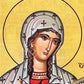 Saint Tabitha icon, Handmade Greek Catholic Orthodox icon of St Tabitha, Byzantine art wall hanging wood plaque religious decor gift TheHolyArt