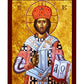 Jesus Christ icon, The Great High Priest handmade Greek Orthodox icon, Byzantine art wall hanging on wood plaque, religious decor TheHolyArt