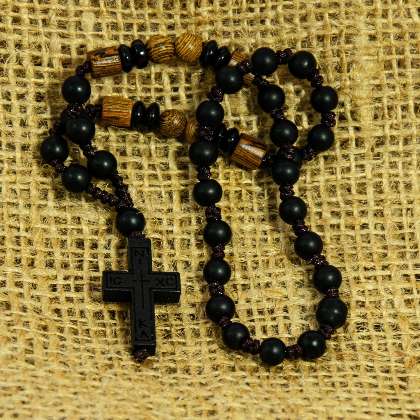 Traditional Catholic Rosary Bracelet with Blessed Rosary wooden and acrylic beads, Christian Prayer Rope with Blessing Cross, Catholic Gift TheHolyArt