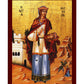 Saint Barbara icon, Handmade Greek Orthodox icon of Great Martyr St Barbara, Byzantine art wall hanging, religious gift TheHolyArt
