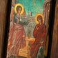 The Annunciation Virgin Mary icon, Handmade Greek Orthodox icon of Theotokos, Mother of God Byzantine art wall hanging canvas wood icon TheHolyArt