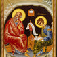 Saint John Evangelist icon, Orthodox icon of the Apocalypse, Apostle John Byzantine art wall hanging, Handmade icon wood plaque 27x21cm TheHolyArt