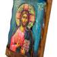 Jesus Christ icon, Handmade Greek Orthodox icon of our Lord, Byzantine art wall hanging on wood plaque, religious icon home decor TheHolyArt