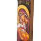 Virgin Mary icon Panagia Iconostasis, Handmade Greek Orthodox Icon, Mother of God Byzantine art altar, Theotokos wall hanging wood plaque - TheHolyArt