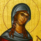 Saint Marina icon, Handmade Greek Orthodox icon of St Marina of Antioch the Martyr, Byzantine art wall hanging, religious gift - TheHolyArt
