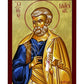 Saint Matthias the Apostle icon, Handmade Greek Orthodox icon of Apostle Matthias, Byzantine art wall hanging on wood plaque - TheHolyArt