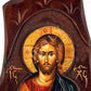 Jesus Christ icon, Handmade Greek Orthodox icon of our Lord, Pantocrator Byzantine art wall hanging icon wood plaque, religious decor TheHolyArt
