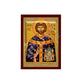 Saint Ansgar icon, Handmade Greek Orthodox icon St Ansgar or St Oscar, Byzantine art wall hanging on wood plaque, religious decor - TheHolyArt
