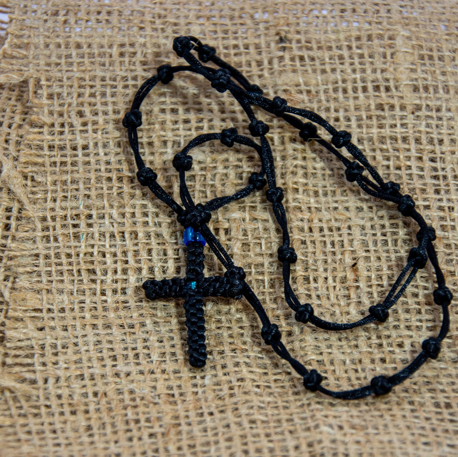 Handmade Cross Crucifix prayer Komboskini 33 knot, Religious Greek Orthodox Cross Chotki Brojanica Blessed from Mount Athos, religious gift TheHolyArt