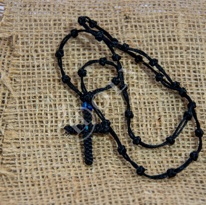 Handmade Cross Crucifix prayer Komboskini 33 knot, Religious Greek Orthodox Cross Chotki Brojanica Blessed from Mount Athos, religious gift - TheHolyArt