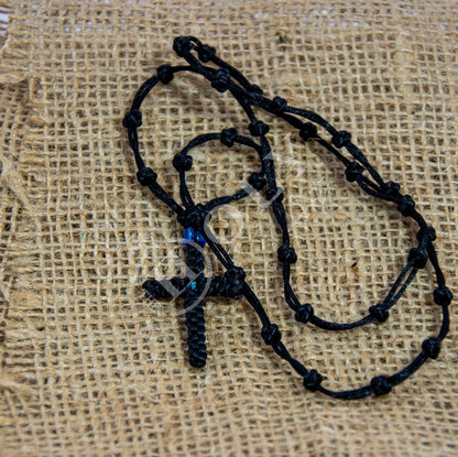 Handmade Cross Crucifix prayer Komboskini 33 knot, Religious Greek Orthodox Cross Chotki Brojanica Blessed from Mount Athos, religious gift - TheHolyArt