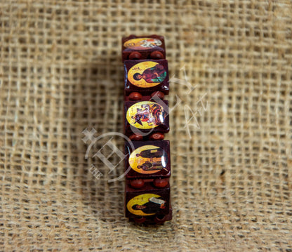 Handmade Wooden Prayer Bracelet Jesus Christ Virgin Mary Saints Greek Orthodox Bracelet Chotki blessed from Mount Athos, religious gift - TheHolyArt