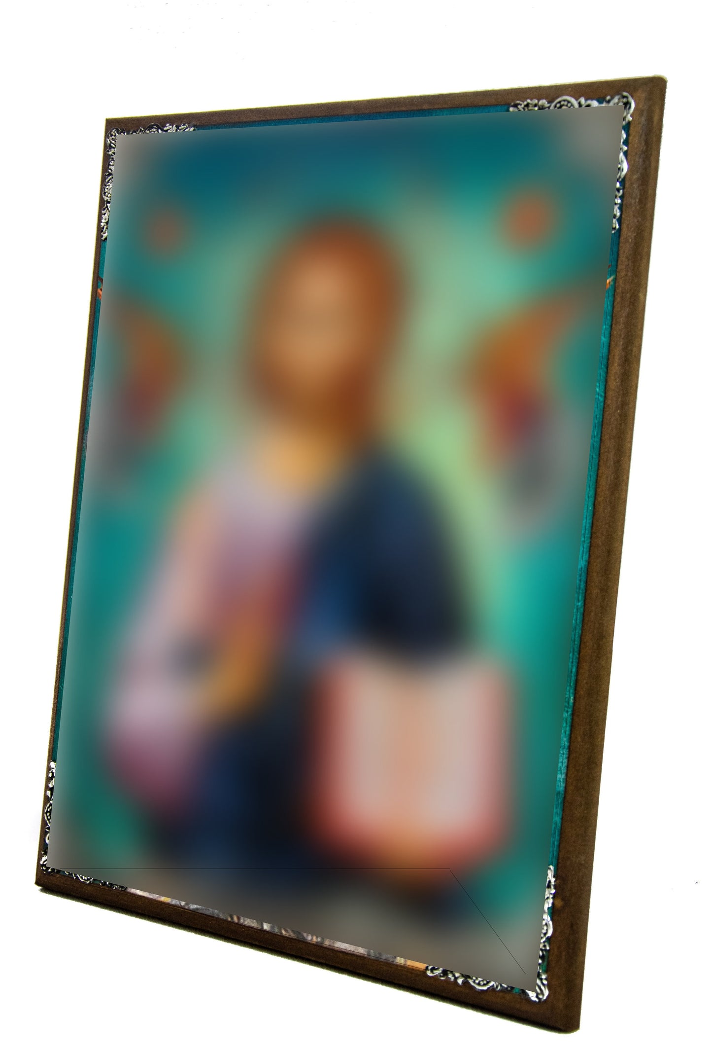 Jesus Christ icon Nymphios, Handmade Greek Orthodox icon of our Lord, Byzantine art wall hanging on wood plaque, religious icon home decor TheHolyArt