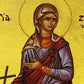 Saint Zenobia icon, Handmade Greek Orthodox icon of St Zinovia, Byzantine art wall hanging icon on wood plaque, religious decor TheHolyArt