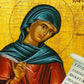Saint Kassiani icon the Hymnographer, Handmade Greek Orthodox icon of -TheHolyArt