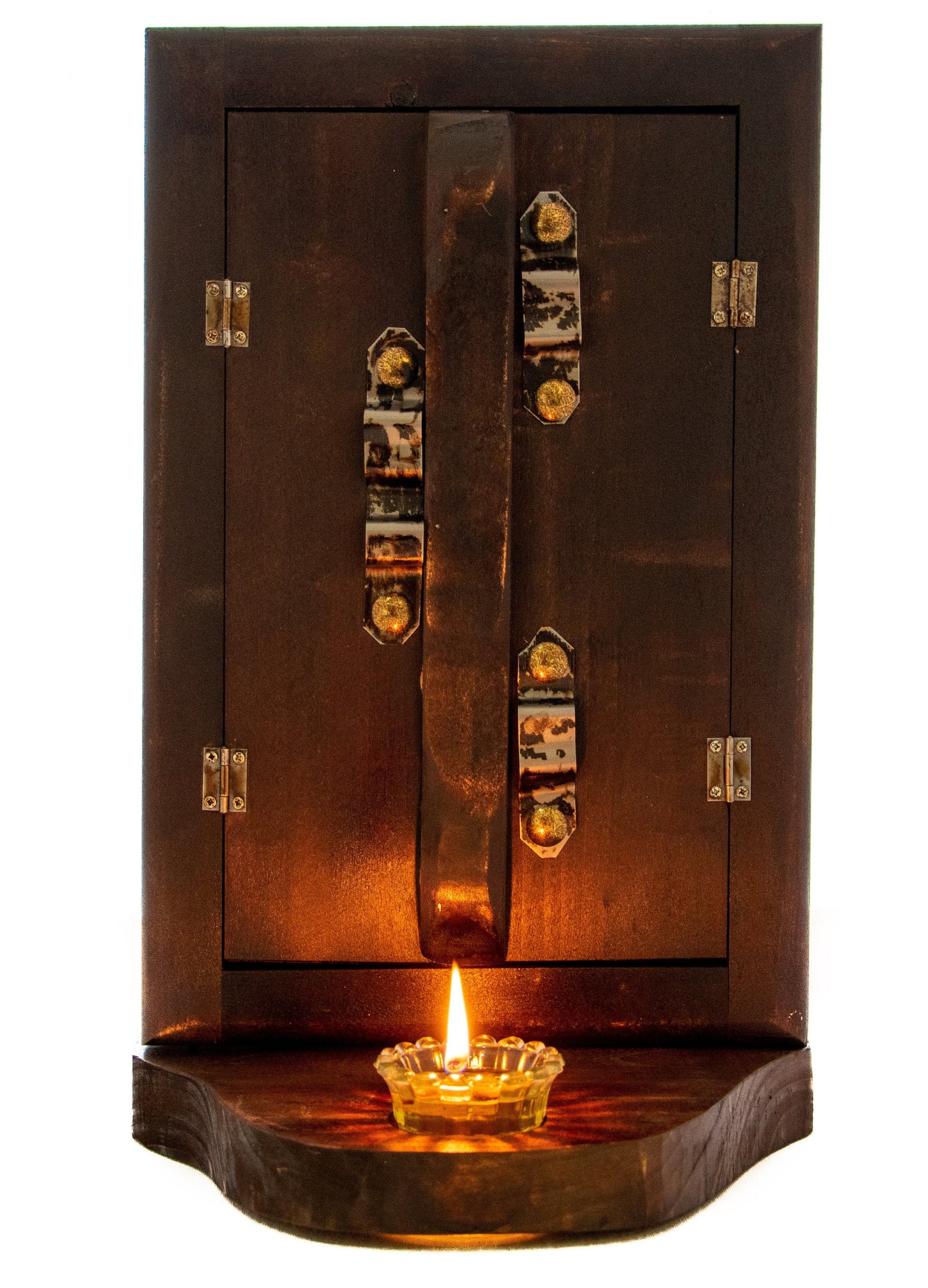 Byzantine Wall Bracket Hook for Orthodox Vigil Oil Candles - BlessedMart