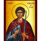 Saint Vincent of Spain icon, Handmade Greek Orthodox Catholic icon of St Vincent, Byzantine art wall hanging icon on wood plaque decor - TheHolyArt