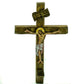 Crucifix Jesus Christ Orthodox Cross, Blessing Cross, Byzantine art wall hanging, Greek Handmade wooden Cross, religious decor TheHolyArt