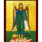 Saint John icon, Handmade Greek Orthodox icon of St John Baptist, Byzantine art wall hanging of the Forerunner wood plaque, religious decor TheHolyArt