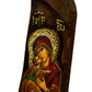 Virgin Mary icon Panagia Glykophilousa, Handmade Greek Orthodox Icon of Theotokos, Mother of God Byzantine art wall hanging wood plaque TheHolyArt