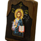 Jesus Christ icon, Handmade Greek Orthodox icon, Byzantine art wall hanging of our Lord on wood plaque, religious decor - TheHolyArt