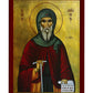 Saint Anthony icon, Handmade Greek Orthodox icon of Saint Antonius, By-TheHolyArt