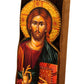 Jesus Christ icon, Handmade Greek Orthodox icon, Byzantine art wall hanging icon of our Lord on wood plaque, wedding gift ideas TheHolyArt