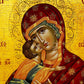 Virgin Mary icon Panagia Soul Saver, Greek Christian Orthodox Icon, Mother of God Byzantine art, Theotokos handmade wall hanging wood plaque TheHolyArt