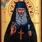 Saint Iakovos Tsalikis icon, Handmade Greek Orthodox icon, Byzantine art wall hanging canvas icon w/ gold leaf wood plaque, religious gift - TheHolyArt