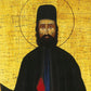 Saint Ephraim icon, Handmade Greek Orthodox icon of St Ephraim of Mount Amomon, Byzantine art wall hanging, religious gift TheHolyArt