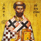 Saint Augustine icon, Handmade Greek Orthodox icon St Augustine of Canterbury, Byzantine wood plaque TheHolyArt