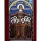 Saint Clare of Assisi icon, Handmade Catholic icon of Santa Clara de Assis, Wall hanging wood plaque St Clare of Assisi, religious decor TheHolyArt