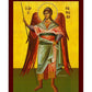 Archangel Raphael icon, Handmade Greek Orthodox icon of St Raphael, Byzantine art wall hanging on wood plaque religious icon, religious gift TheHolyArt
